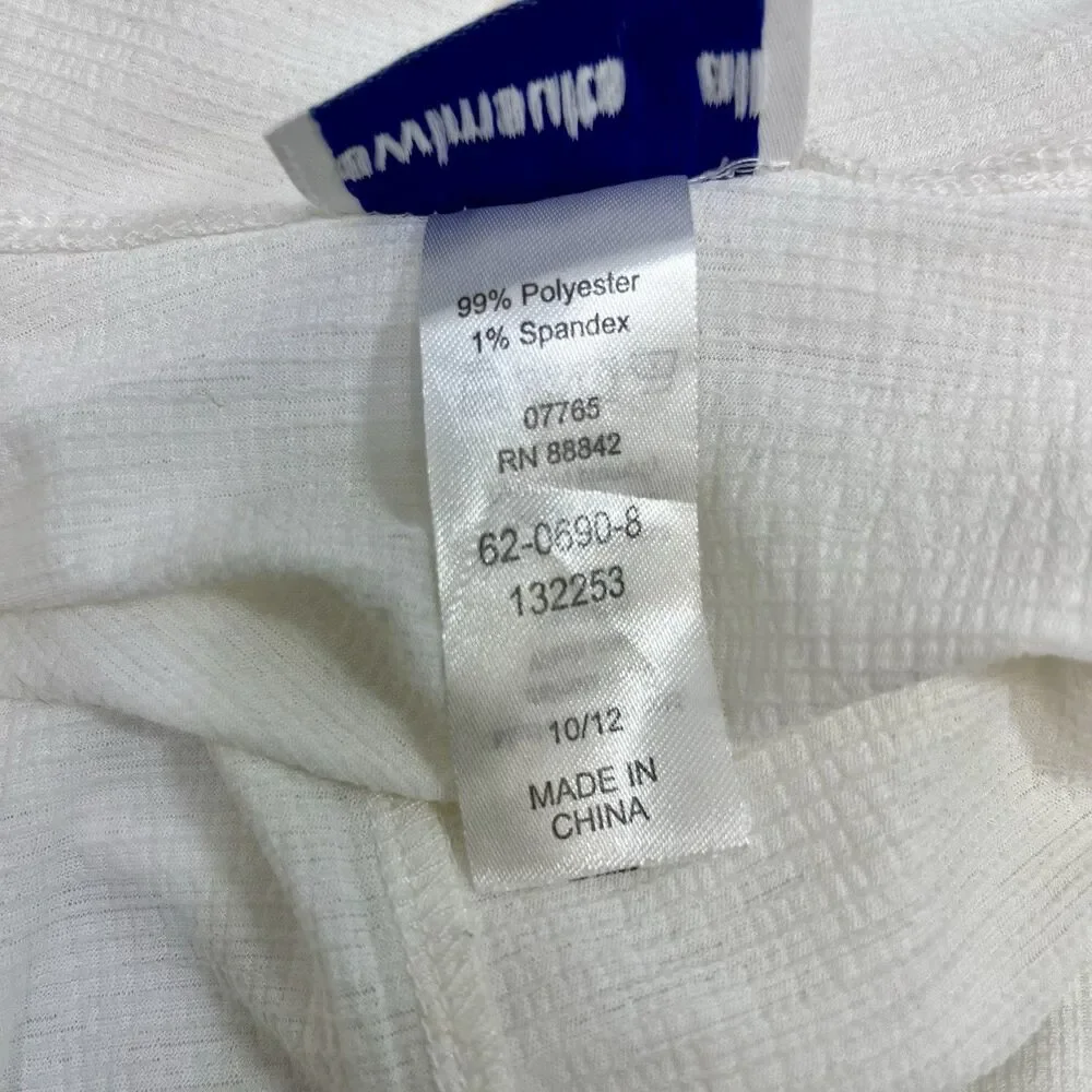 Swimsuits for All Women's Beach Sheer Light Cover Up Pockets & Hood Size 10/12